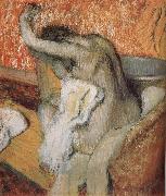The lady wiping body after bath Edgar Degas